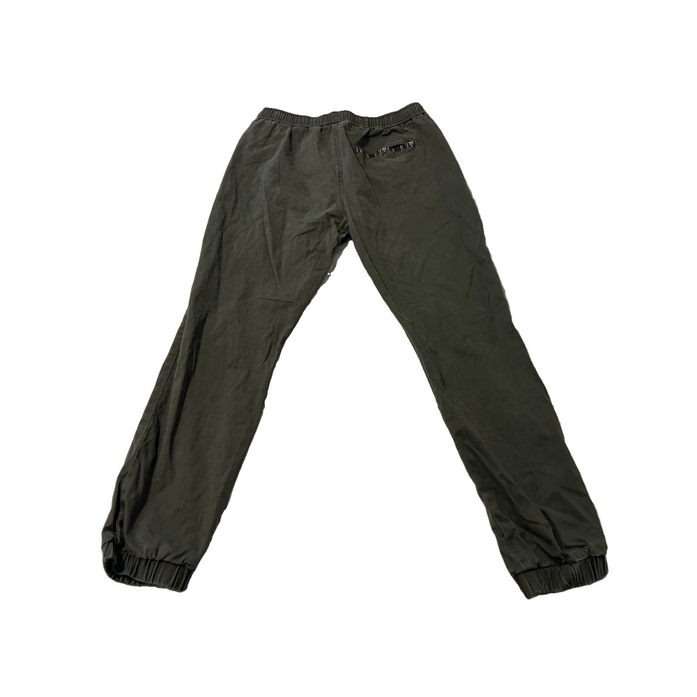 Wowie Rambler Jogger Men L Green Casual Stretch Tapered Canvas Elastic - Picture 7 of 8